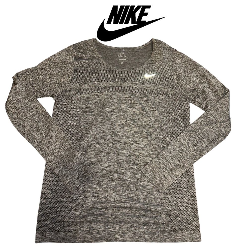 Nike Dri Fit Knit Running Long Sleeve Shirt
